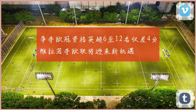 争夺欧冠资格英超6至12名仅差4分维拉若夺欧联将迎来新机遇
